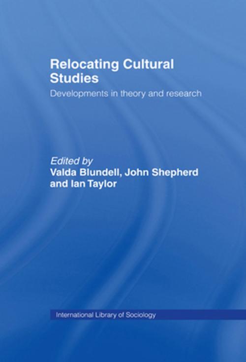 Cover of the book Relocating Cultural Studies by , Taylor and Francis
