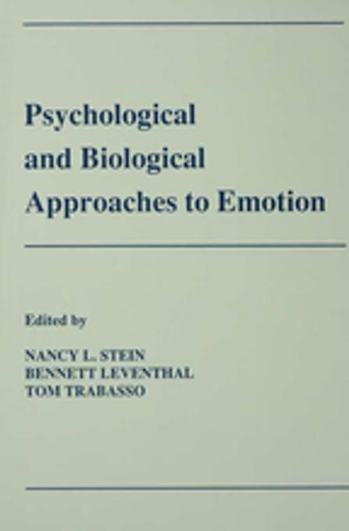 Cover of the book Psychological and Biological Approaches To Emotion by , Taylor and Francis
