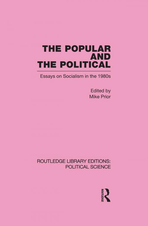 Cover of the book The Popular and the Political by Michael Prior, Taylor and Francis