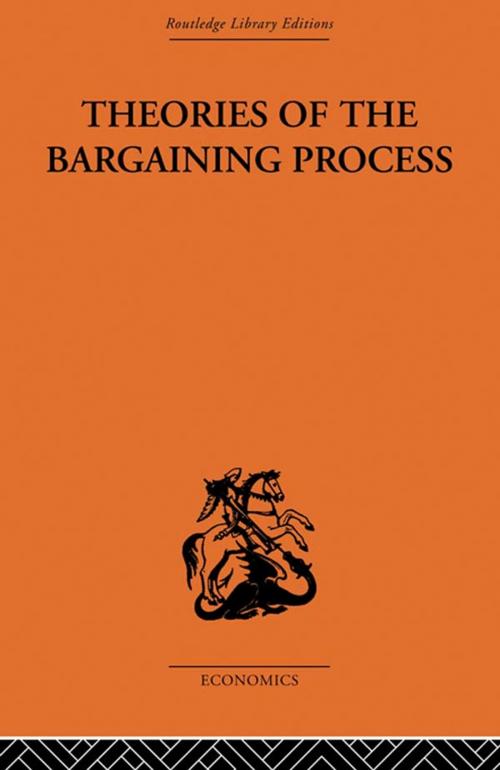 Cover of the book Theories of the Bargaining Process by Alan Coddington, Taylor and Francis