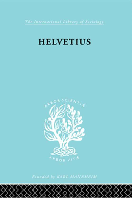 Cover of the book Helvetius by Ian Cumming, Taylor and Francis