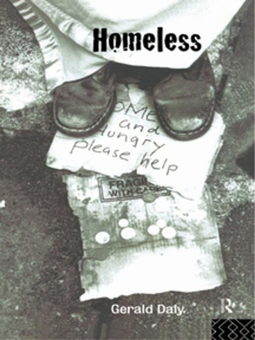 Cover of the book Homeless by Gerald Daly, Taylor and Francis