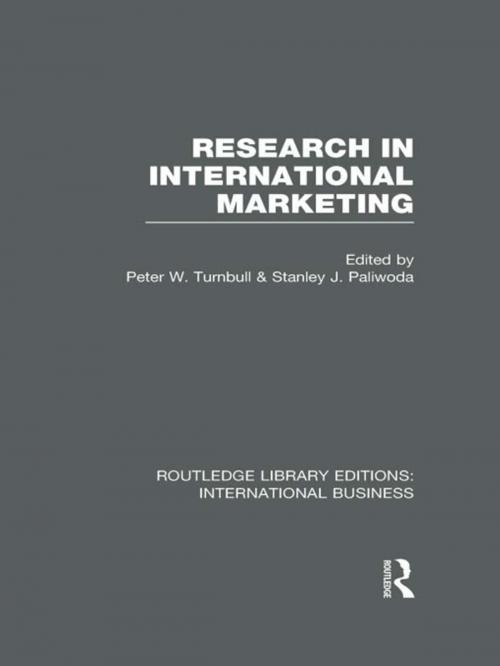 Cover of the book Research in International Marketing (RLE International Business) by , Taylor and Francis