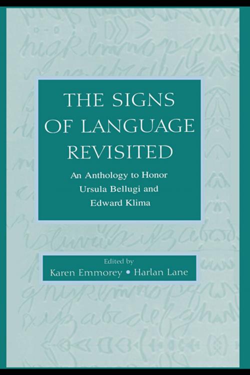 Cover of the book The Signs of Language Revisited by , Taylor and Francis