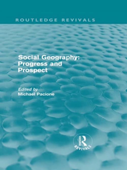 Cover of the book Social Geography by , Taylor and Francis