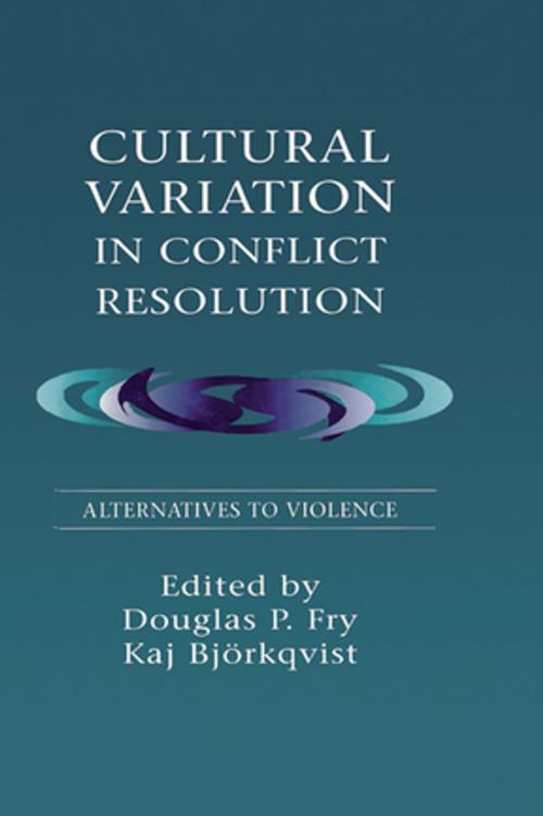 Cover of the book Cultural Variation in Conflict Resolution by , Taylor and Francis