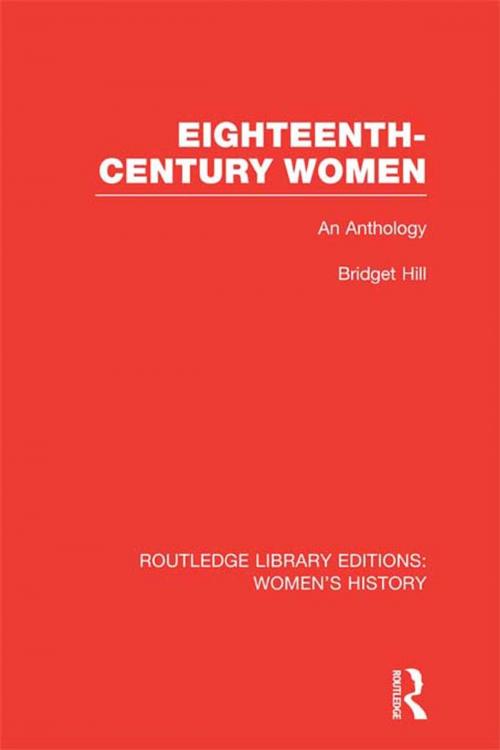 Cover of the book Eighteenth-century Women by Bridget Hill, Taylor and Francis