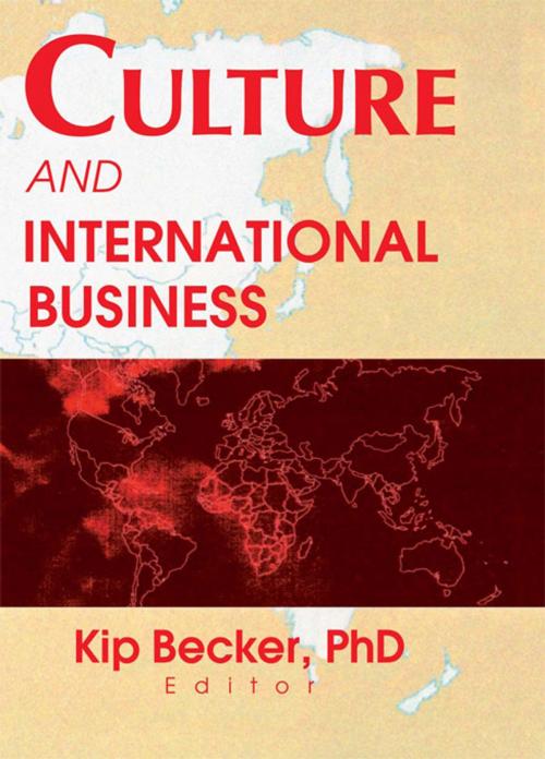 Cover of the book Culture and International Business by Kip Becker, Taylor and Francis