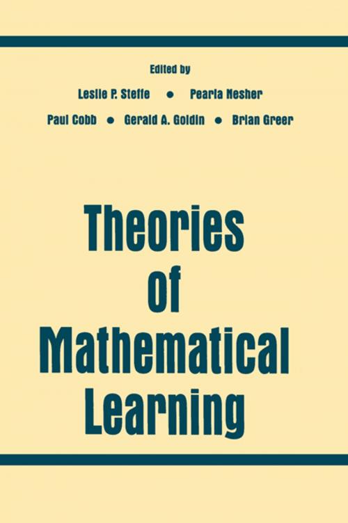 Cover of the book Theories of Mathematical Learning by , Taylor and Francis