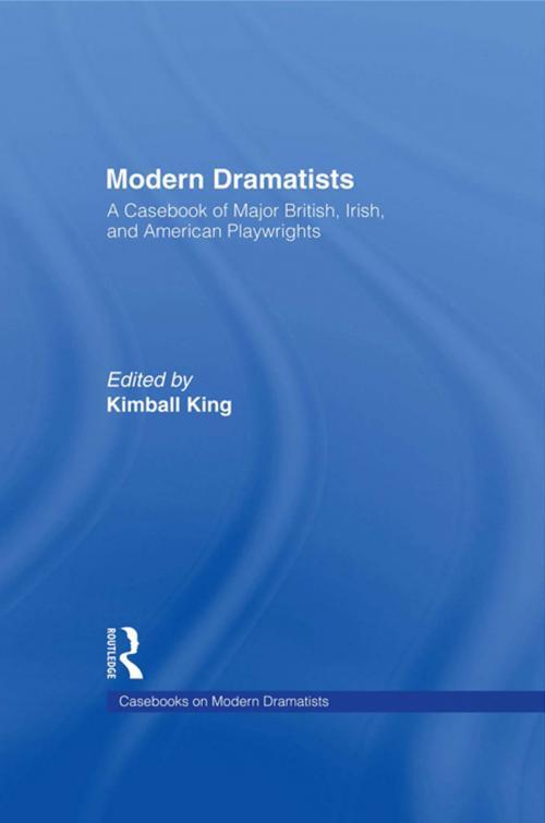 Cover of the book Modern Dramatists by Kimball King, Taylor and Francis