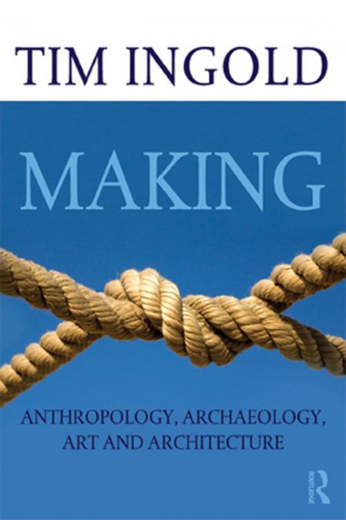 Cover of the book Making by Tim Ingold, Taylor and Francis