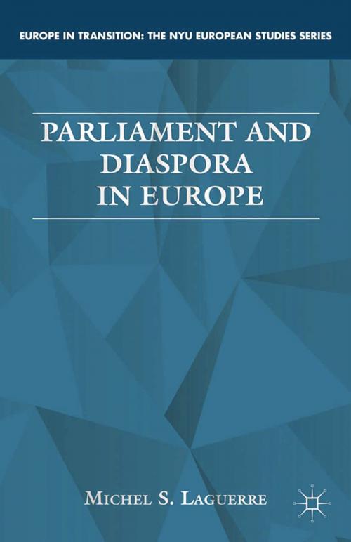 Cover of the book Parliament and Diaspora in Europe by M. Laguerre, Palgrave Macmillan US