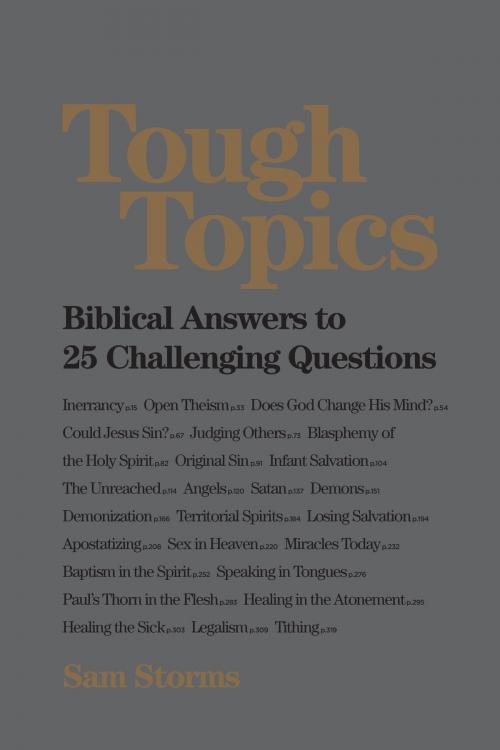 Cover of the book Tough Topics by Sam Storms, Crossway