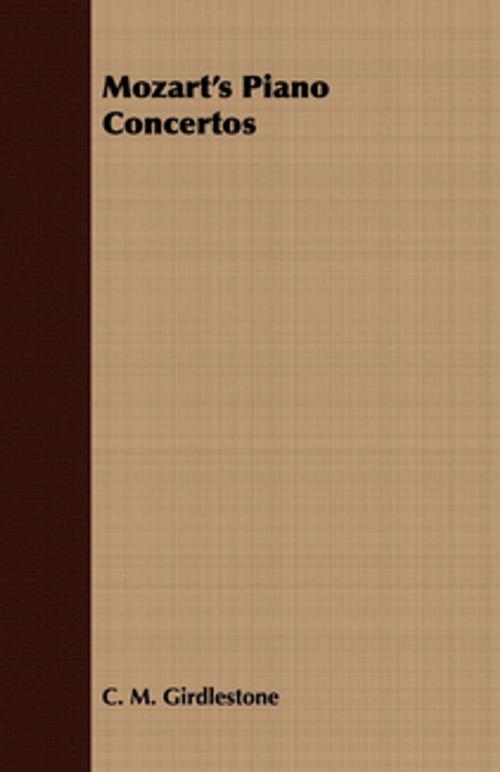 Cover of the book Mozart's Piano Concertos by C. Girdlestone, Read Books Ltd.