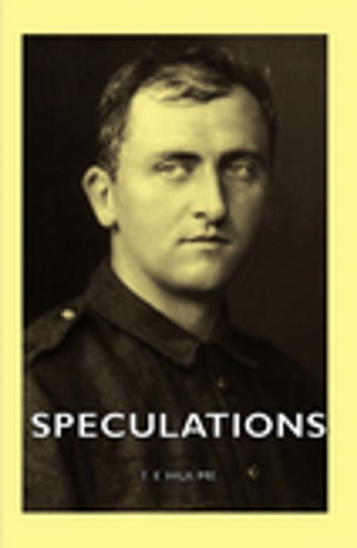 Cover of the book Speculations by T. E Hulme, Read Books Ltd.