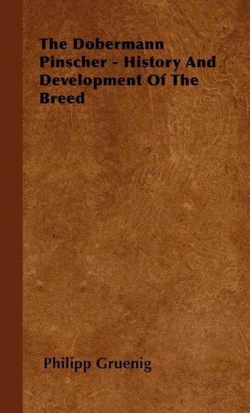 Cover of the book The Dobermann Pinscher - History And Development Of The Breed by Philipp Gruenig, Read Books Ltd.