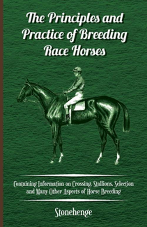 Cover of the book The Principles and Practice of Breeding Race Horses - Containing Information on Crossing, Stallions, Selection and Many Other Aspects of Horse Breedin by Anon., Read Books Ltd.