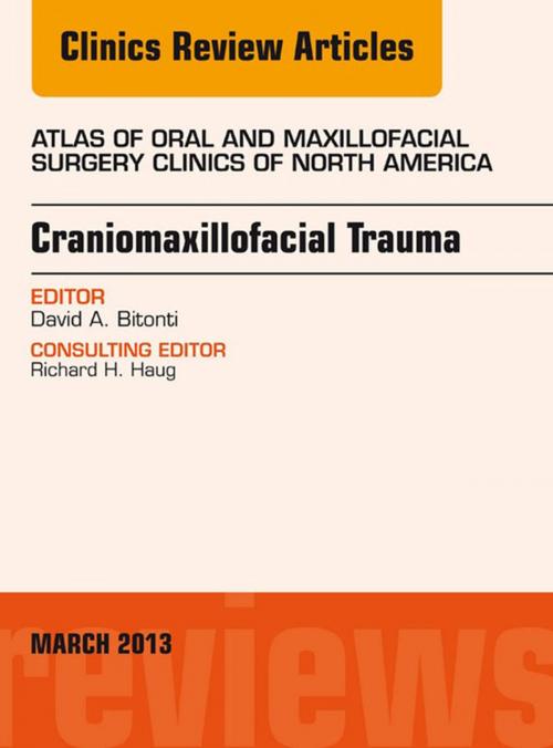 Cover of the book Craniomaxillofacial Trauma, An Issue of Atlas of the Oral and Maxillofacial Surgery Clinics, by David A Bitonti, Elsevier Health Sciences