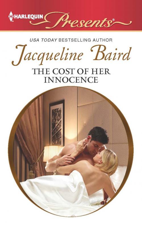 Cover of the book The Cost of Her Innocence by Jacqueline Baird, Harlequin
