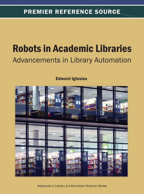 Cover of the book Robots in Academic Libraries by , IGI Global