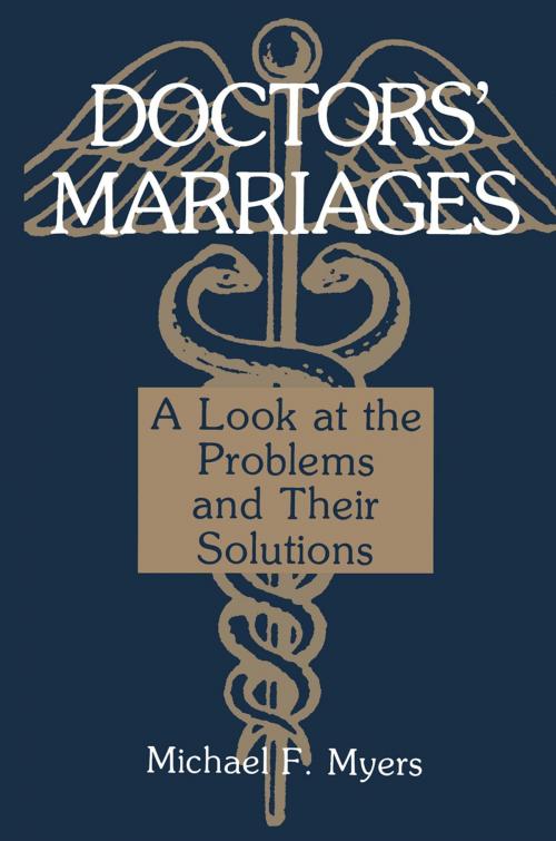 Cover of the book Doctors’ Marriages by Michael Myers, Springer US