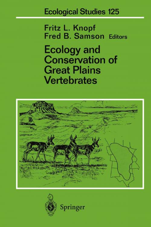 Cover of the book Ecology and Conservation of Great Plains Vertebrates by , Springer New York