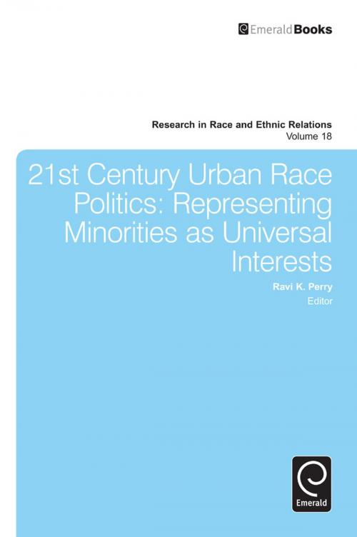 Cover of the book 21st Century Urban Race Politics by Donald Cunnigen, Marino A. Bruce, Emerald Group Publishing Limited