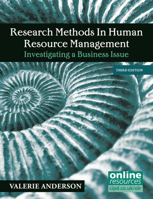 Cover of the book Research Methods in Human Resource Management by Valerie Anderson, Kogan Page