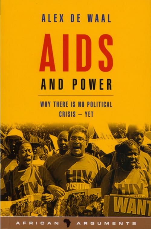 Cover of the book AIDS and Power by Alex de Waal, Zed Books