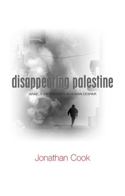 Cover of the book Disappearing Palestine by Jonathan Cook, Zed Books
