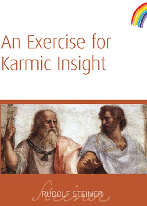 Cover of the book An Exercise for Karmic Insight by Rudolf Steiner, Rudolf Steiner Press