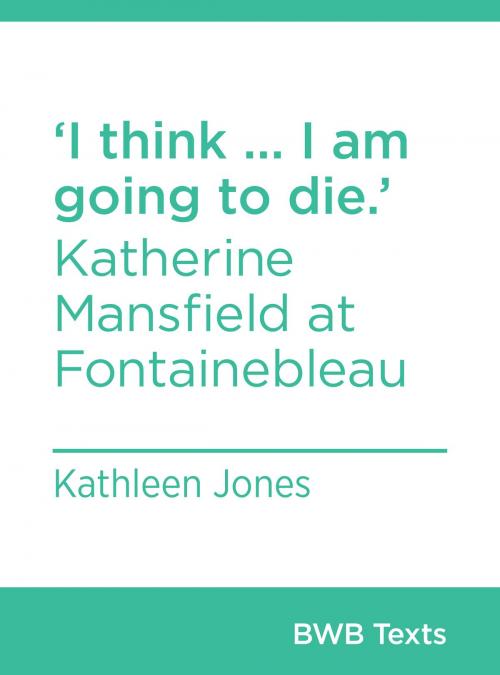 Cover of the book I think … I am going to die.' by Kathleen Jones, Bridget Williams Books