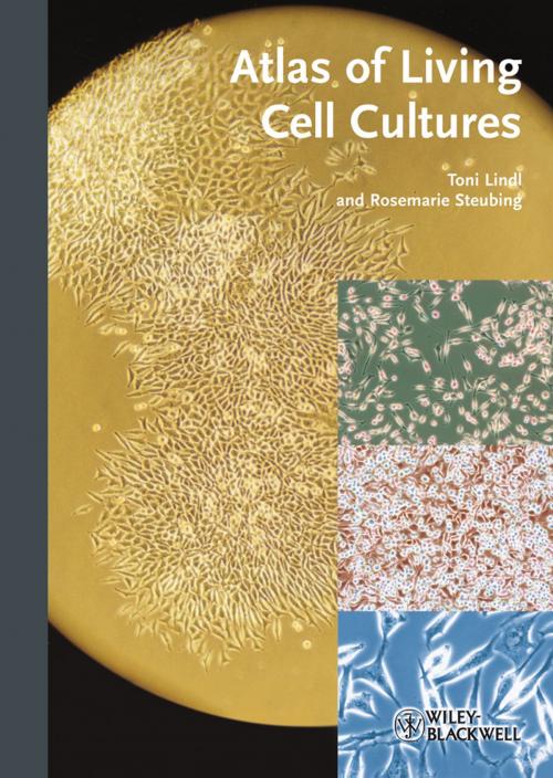 Cover of the book Atlas of Living Cell Cultures by Toni Lindl, Rosemarie Steubing, Wiley