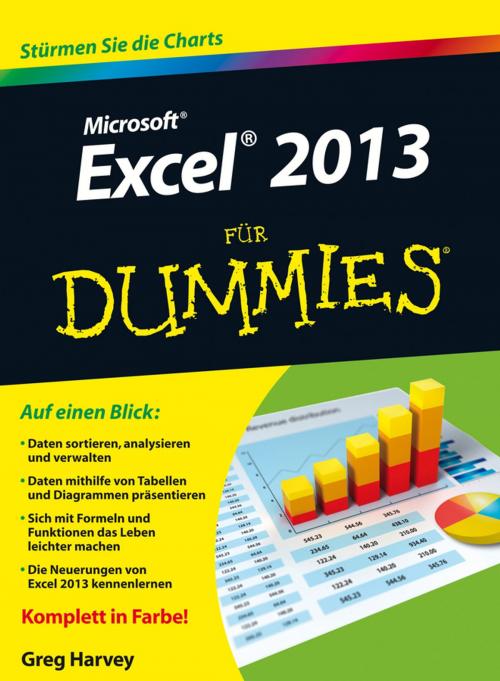 Cover of the book Excel 2013 für Dummies by Greg Harvey, Wiley