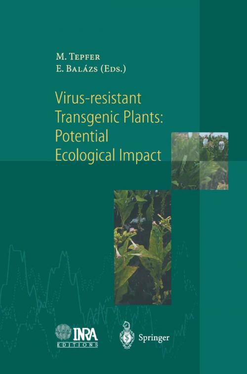 Cover of the book Virus-Resistant Transgenic Plants: Potential Ecological Impact by , Springer Berlin Heidelberg