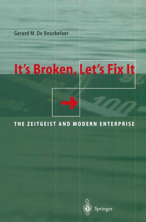 Cover of the book It’s Broken, Let’s Fix It by Gerard De Beuckelaer, Springer Berlin Heidelberg