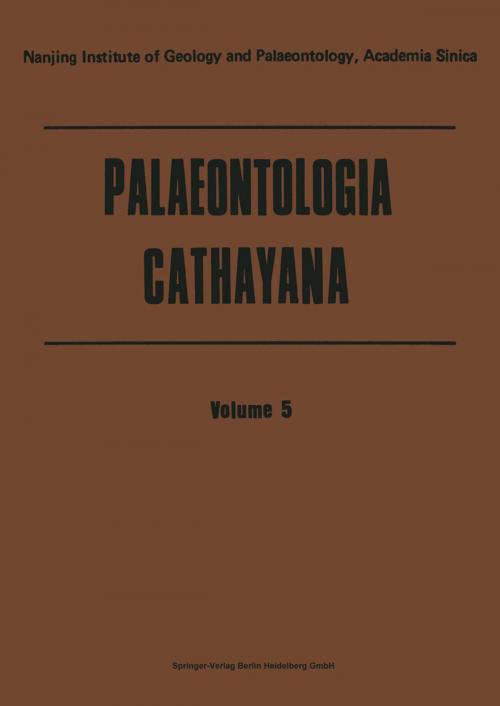 Cover of the book Palaeontologia Cathayana by , Springer Berlin Heidelberg