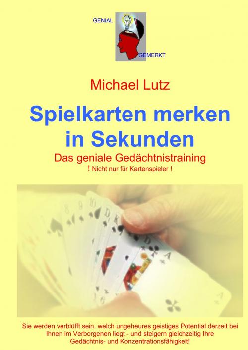 Cover of the book Spielkarten merken in Sekunden by Michael Lutz, Books on Demand