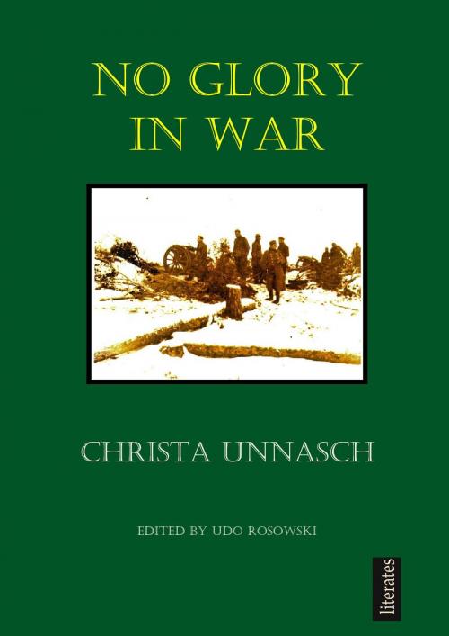 Cover of the book No Glory In War by Christa Unnasch, literates-Verlag