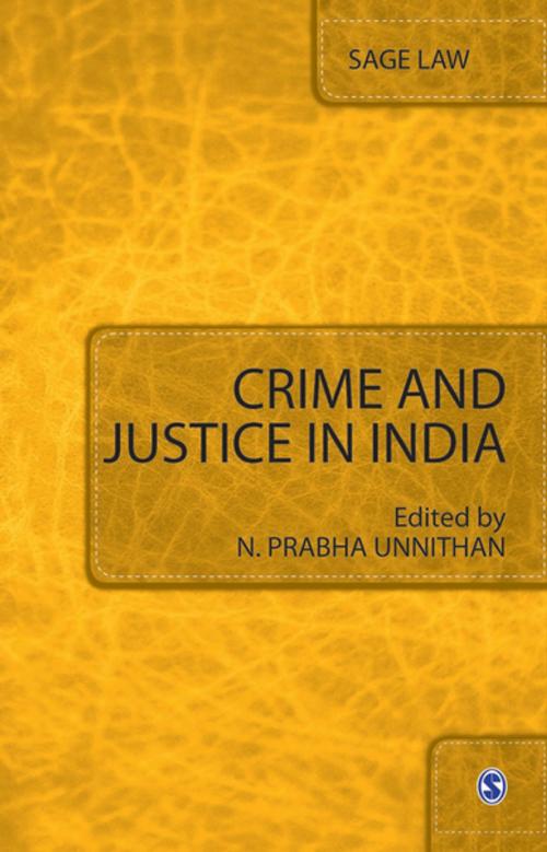 Cover of the book Crime and Justice in India by , SAGE Publications