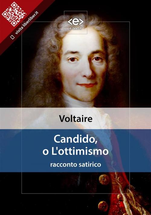 Cover of the book Candido, o L'ottimismo by Voltaire, E-text