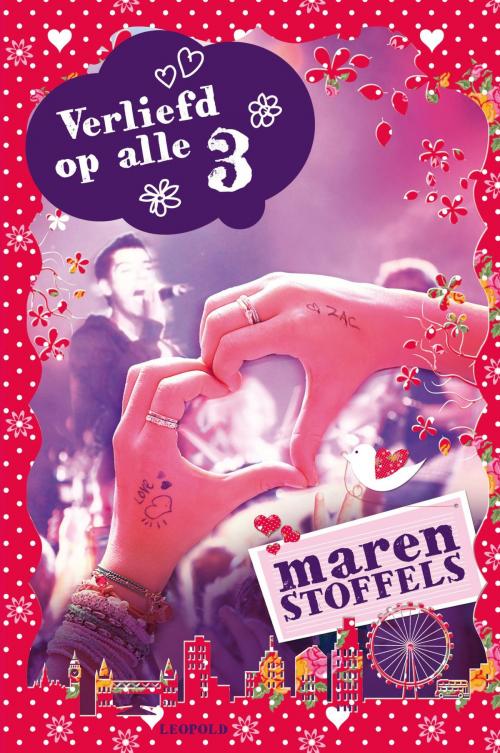 Cover of the book Verliefd op alle 3 by Maren Stoffels, WPG Kindermedia
