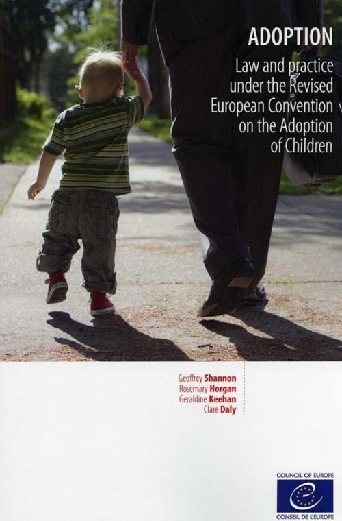 Cover of the book Adoption - Law and practice under the Revised European Convention on the Adoption of Children by Collectif, Conseil de l'Europe
