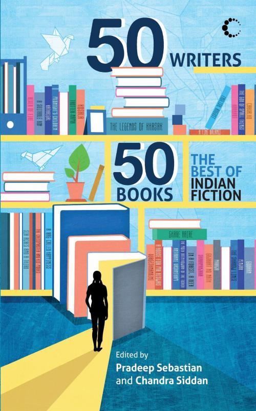 Cover of the book 50 Writers, 50 Books by Pradeep Ed Sebastian, Chandra Siddan, HarperCollins Publishers India
