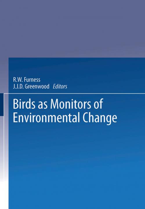 Cover of the book Birds as Monitors of Environmental Change by , Springer Netherlands