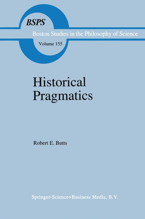 Cover of the book Historical Pragmatics by Robert E. Butts, Springer Netherlands