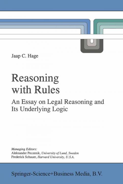 Cover of the book Reasoning with Rules by Jaap Hage, Springer Netherlands