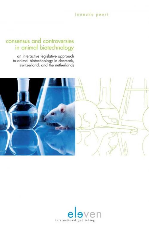 Cover of the book Consensus en controversies in animal biotechnology by Lonneke Poort, Boom uitgevers Den Haag