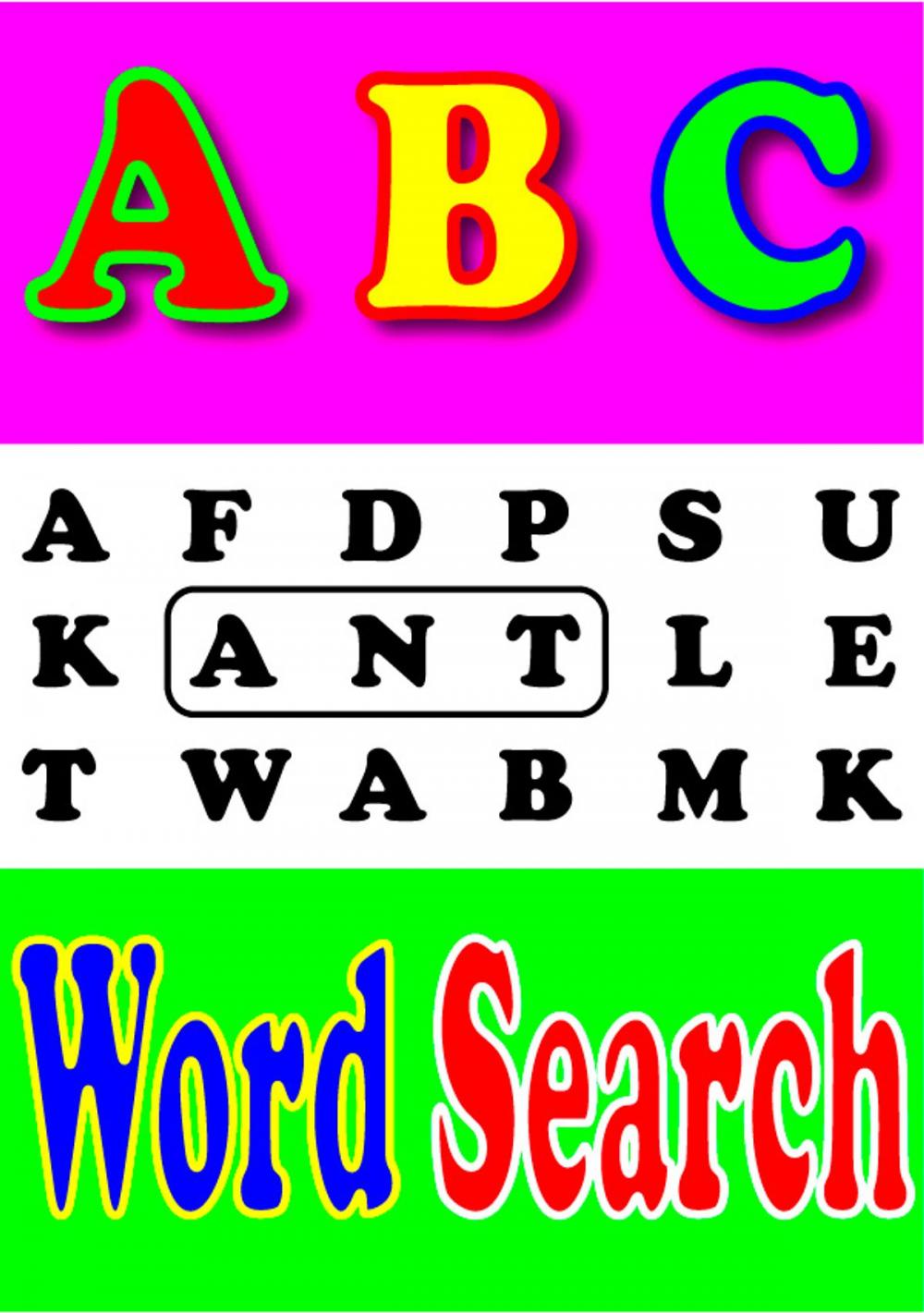 Big bigCover of ABC's Book for Kids:word search An Interactive Book Game
