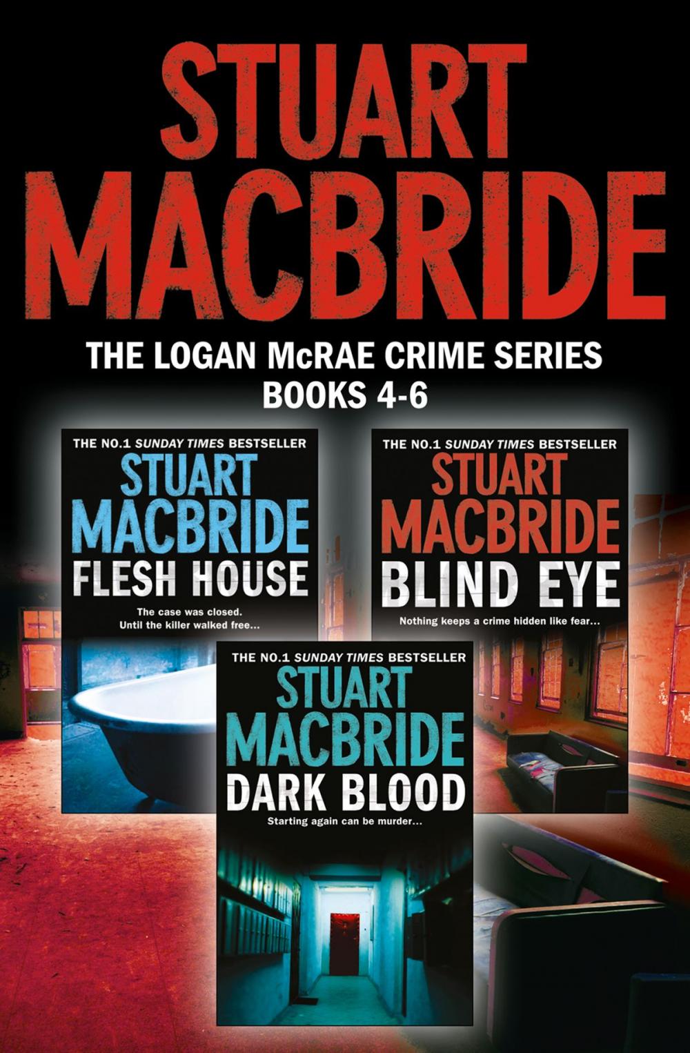 Big bigCover of Logan McRae Crime Series Books 4-6: Flesh House, Blind Eye, Dark Blood (Logan McRae)
